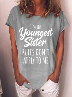 Casual Regular Basic Round Neck Short Sleeve T-Shirt - Image 2