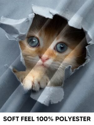 Casual Regular Cat Crew Neck Short Sleeve T-Shirt - Image 23