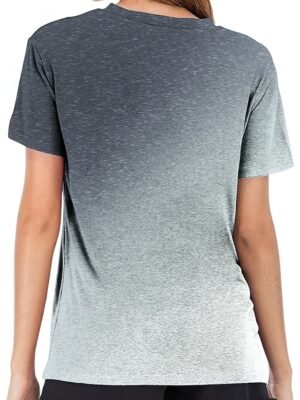 Casual Regular Cat Patchwork Print Round Neck Short Sleeve T-shirt - Image 6