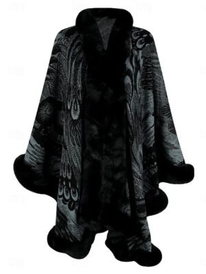 Casual Regular Fit Colour Block Collarless Open Front Fleece Jacket - Image 7