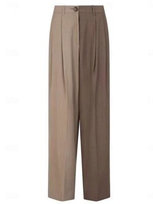 Casual Regular Fit Colour Block Crew Neck Long Sleeve Blazer Suit - Image 4