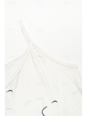 Casual Regular Fit Heart V Neck Sleeveless Mini Sundress - Image 10