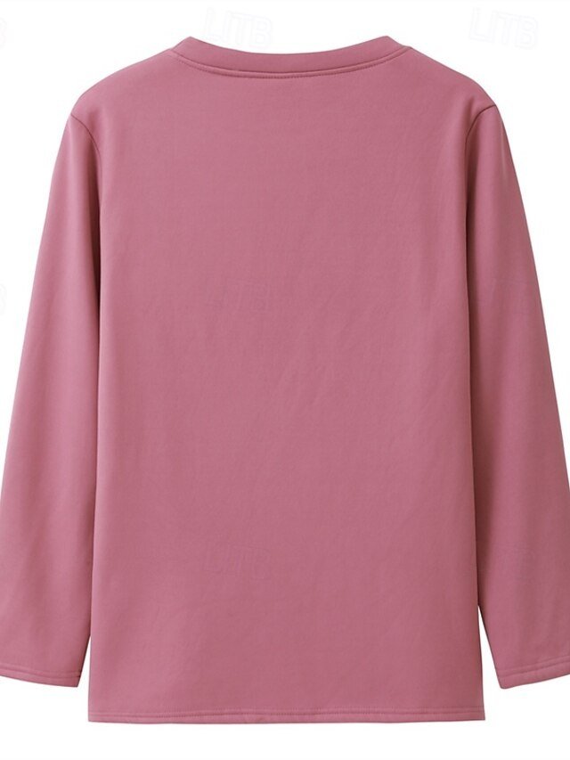 Casual Regular Fit Letter Print Round Neck Long Sleeve Tracksuit - Image 2