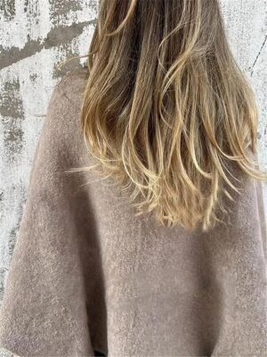 Casual Regular Fit Plain Crewneck Long Sleeve Short Jacket - Image 4