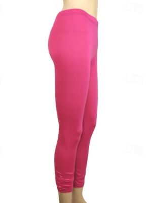 Casual Regular Fit Plain Elastic Waist Full Length Trousers - Image 10