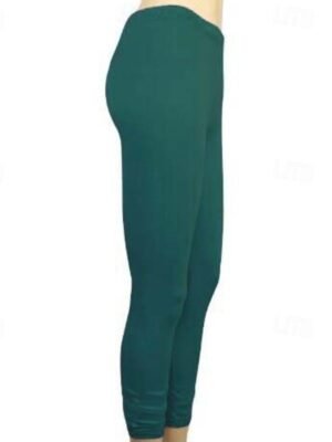 Casual Regular Fit Plain Elastic Waist Full Length Trousers - Image 17
