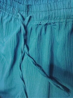 Casual Regular Fit Plain High Waist Elastic Shorts - Image 8