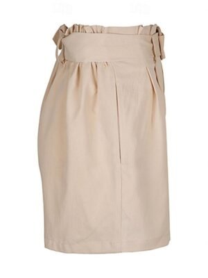 Casual Regular Fit Plain Mid-Rise Short Shorts - Image 8