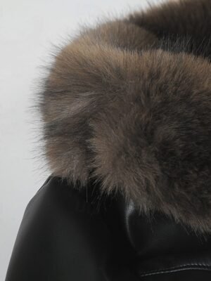 Casual Regular Fit Plain Turndown Long Sleeve Jacket - Image 9