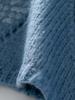 Casual Regular Fit Pure Colour Crew Neck Long Sleeve Sweater - Image 4