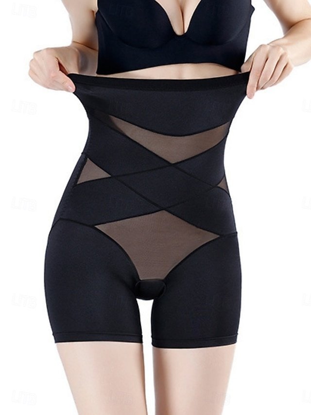 Casual Regular Fit Solid High Waist Elastic Shorts - Image 1