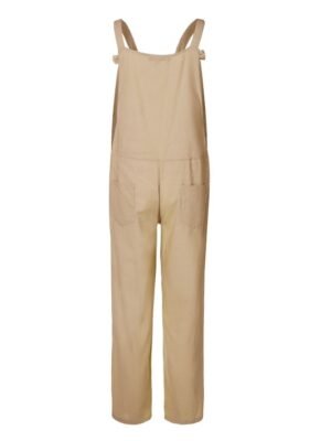 Casual Regular Fit Solid Sleeveless Long Utility Jumpsuit - Image 8