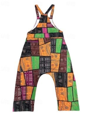 Casual Regular Floral U Neck Sleeveless Jumpsuit - Image 7