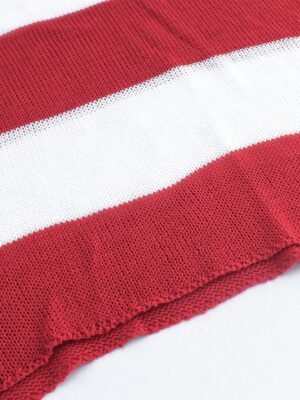 Casual Regular Graphic V Neck Long Sleeve Knit Top - Image 5