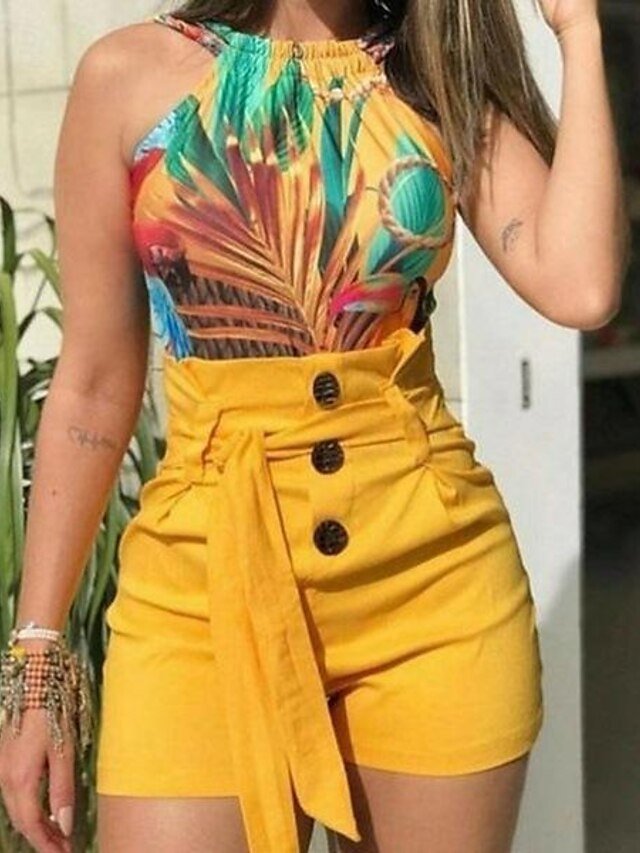 Casual Regular Plain Breathable Weekend Shorts - Image 2