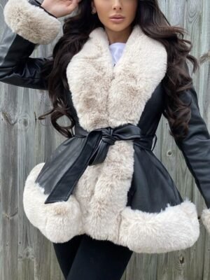 Casual Regular Plain Turndown Long Sleeve Jacket - Image 11