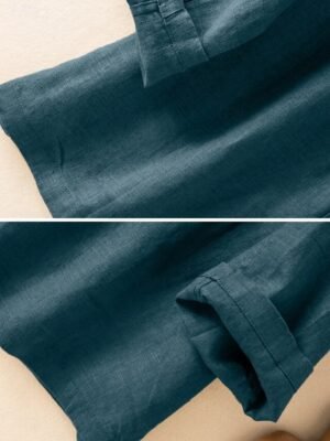 Casual Regular Plain Turndown Long Sleeve Blazer - Image 7