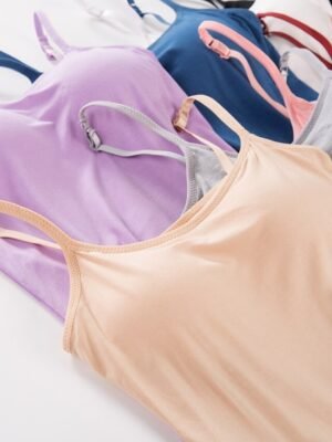 Casual Regular Plain U Neck Sleeveless Camisole - Image 10