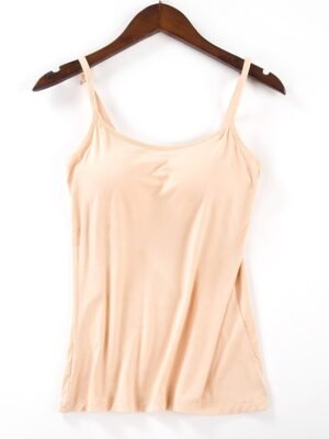 Casual Regular Plain U Neck Sleeveless Camisole - Image 8