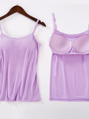 Casual Regular Plain U Neck Sleeveless Camisole - Image 9