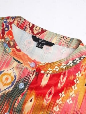 Casual Regular Print Button Down Long Sleeve Shirt - Image 13