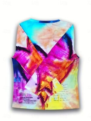 Casual Regular Print V Neck Long Sleeve Tops - Image 2