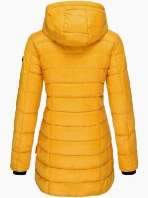 Casual Regular Solid Colour Full Zip Long Sleeve Parka - Image 4