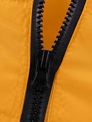 Casual Regular Solid Colour Full Zip Long Sleeve Parka - Image 6