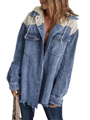 Casual Regular Solid Colour Long Sleeve Thermal Jacket - Image 1