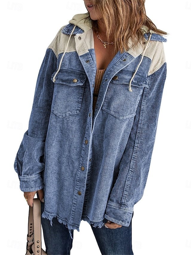 Casual Regular Solid Colour Long Sleeve Thermal Jacket - Image 1