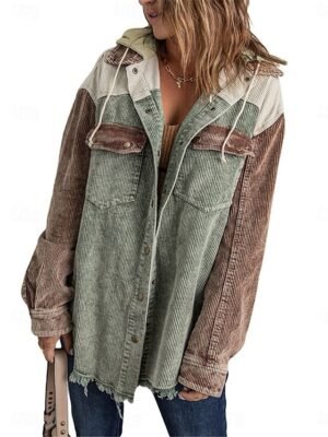 Casual Regular Solid Colour Long Sleeve Thermal Jacket - Image 4