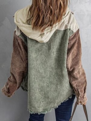 Casual Regular Solid Colour Long Sleeve Thermal Jacket - Image 5
