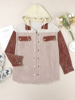 Casual Regular Solid Colour Long Sleeve Thermal Jacket - Image 7