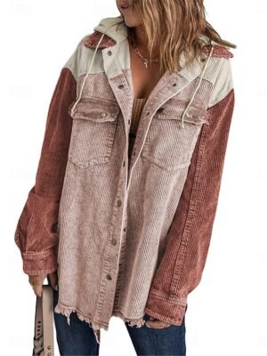 Casual Regular Solid Colour Long Sleeve Thermal Jacket - Image 9