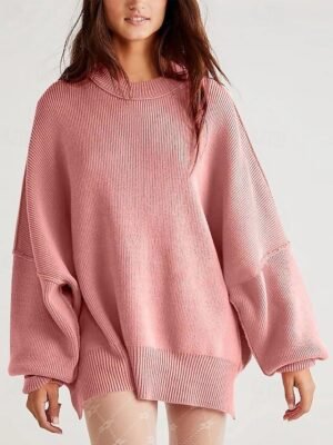 Casual Regular Solid Crew Neck Long Sleeve Sweater - Image 12