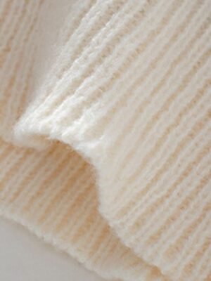 Casual Regular Striped Crew Neck Long Sleeve Knitted Top - Image 4