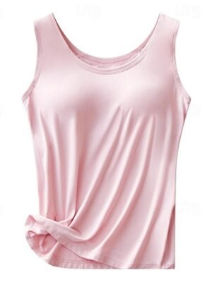Casual Seamless Scoop Neck Sleeveless Stretch Multi-Pack Tank Tops - Image 10