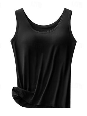 Casual Seamless Scoop Neck Sleeveless Stretch Multi-Pack Tank Tops - Image 12