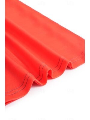 Casual Soft Ombre Round Neck Short Sleeve Summer Top - Image 12