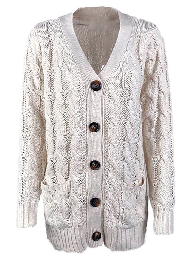 Casual Soft Solid Open Front Long Sleeve Tunic Cardigan - Image 2