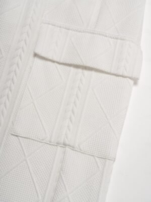 Casual Textured Crew Neck Raglan Sleeve Bomber Jacket - Image 27