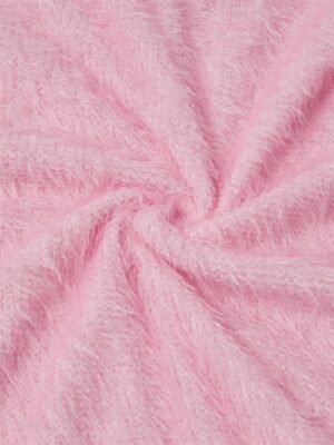 Chic Oversized Plain V Neck Long Sleeve Blouse - Image 6