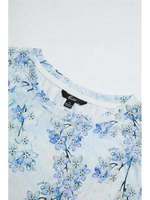 Daily Regular Floral Round Neck Short Sleeve Top - Image 11