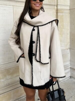 Dressy Bohemia Crew Neck Long Sleeve Tunic Top - Image 4