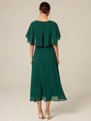 Elegant A-Line Lace V Neck Short Sleeve Maxi Dress - Image 35