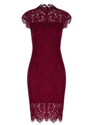 Elegant Bodycon Pure Colour Crew Neck Sleeveless Midi Dress - Image 7
