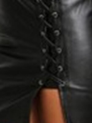 Elegant Bodycon Solid High Waist Midi Skirt - Image 8