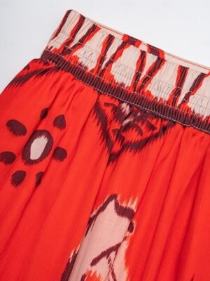 Elegant Bohemia Midi Chiffon Skirt - Image 11