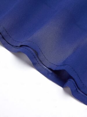 Elegant Casual Plain Crew Neck 3/4 Sleeve Midi Dress - Image 8