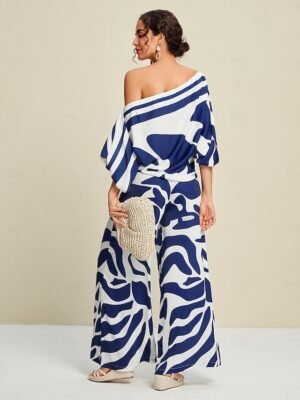 Elegant Casual Satin Wide Leg Pants - Image 3